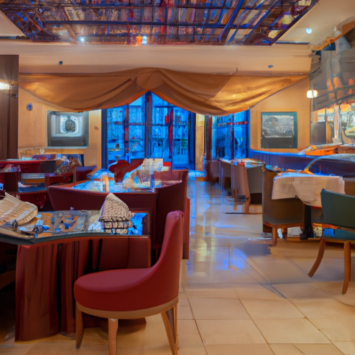 תמונה של פינת האוכל של מלון כשר בירושלים, המציגה את המגוון הרחב של אפשרויות האוכל הקיימות.