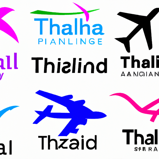 לוגואים שונים של חברות תעופה שטסים לתאילנד